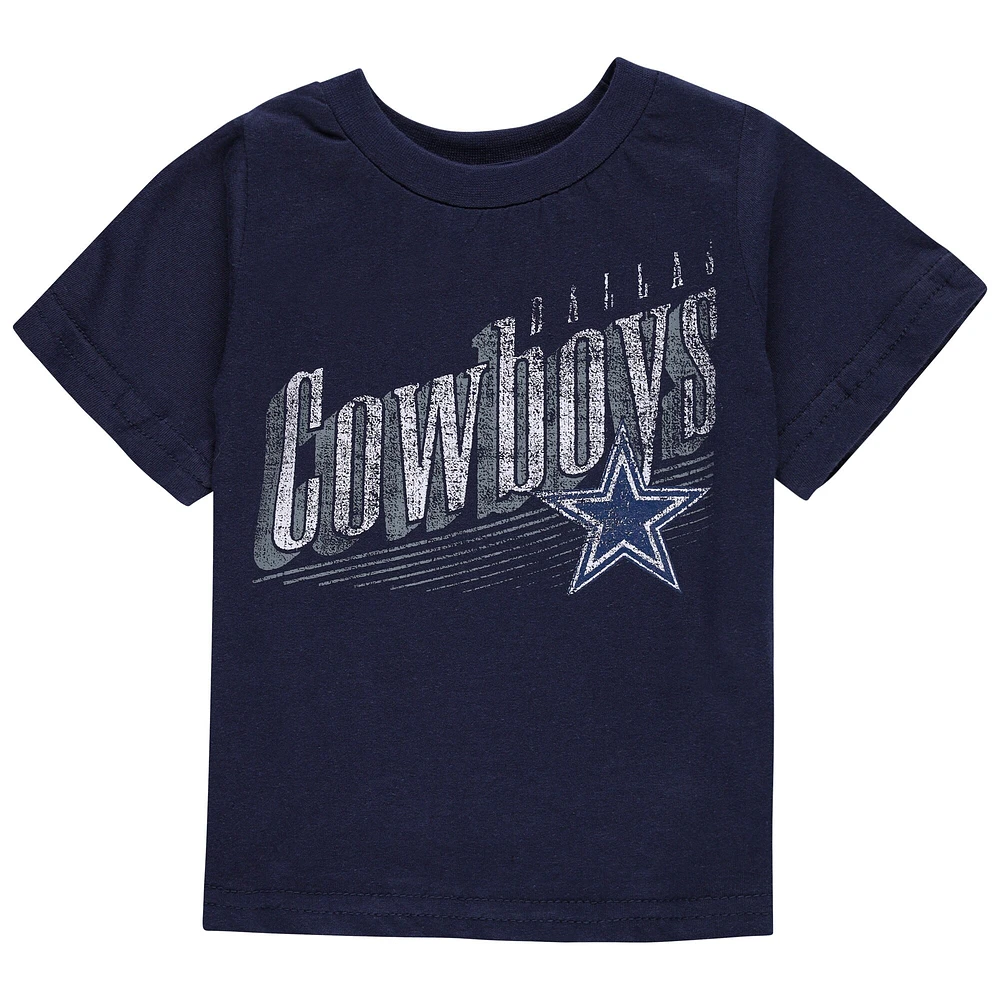 T-shirt bleu marine Dallas Cowboys Winning Streak pour bébé