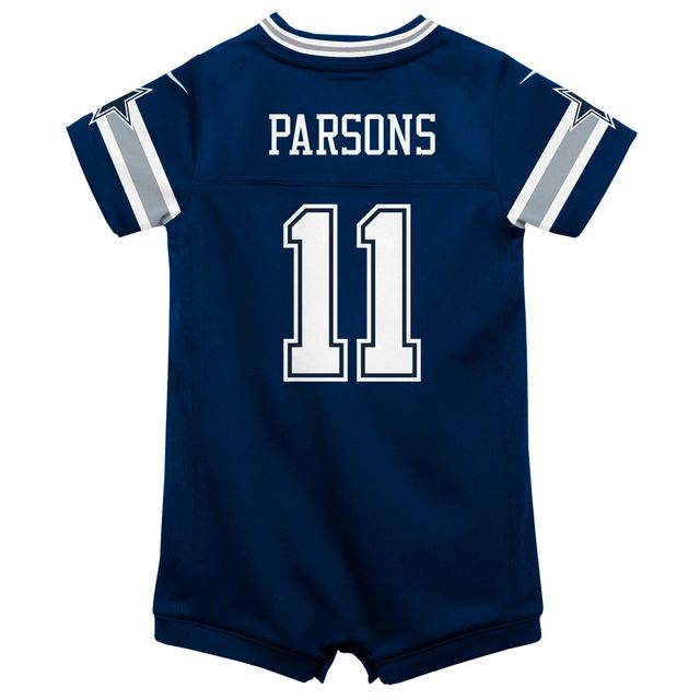 Barboteuse de jeu Nike Micah Parsons pour bébé, bleu marine, Dallas Cowboys, maillot