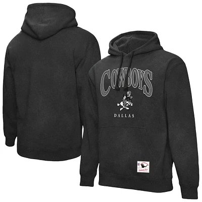 Sweat à capuche gris Dallas Cowboys Slot pour homme de Mitchell & Ness