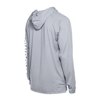 Men's New Era  Gray Dallas Cowboys Adventure Collection Raglan Long Sleeve Hoodie T-Shirt