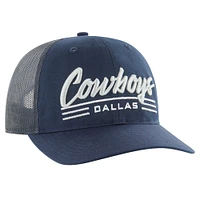 Men's '47 Navy Dallas Cowboys Garner Trucker Adjustable Hat