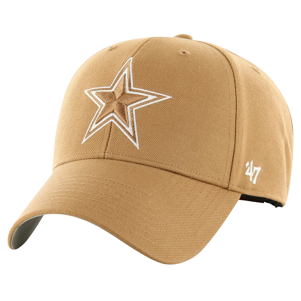 Casquette réglable '47 Tan Dallas Cowboys MVP Camel pour hommes