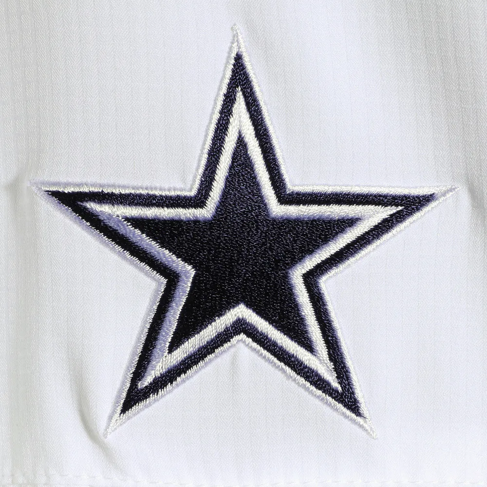 Men's Columbia White Dallas Cowboys Big & Tall Tamiami Woven Button-Down Shirt