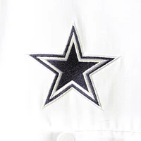 Men's Columbia White Dallas Cowboys Tamiami Omni-Shade Button-Down Short Sleeve Shirt