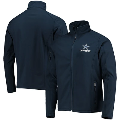 Dunbrooke Navy Dallas Cowboys Sonoma Veste Softshell entièrement zippée pour homme