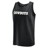 Men's Fanatics Black Dallas Cowboys Elements Tank Top