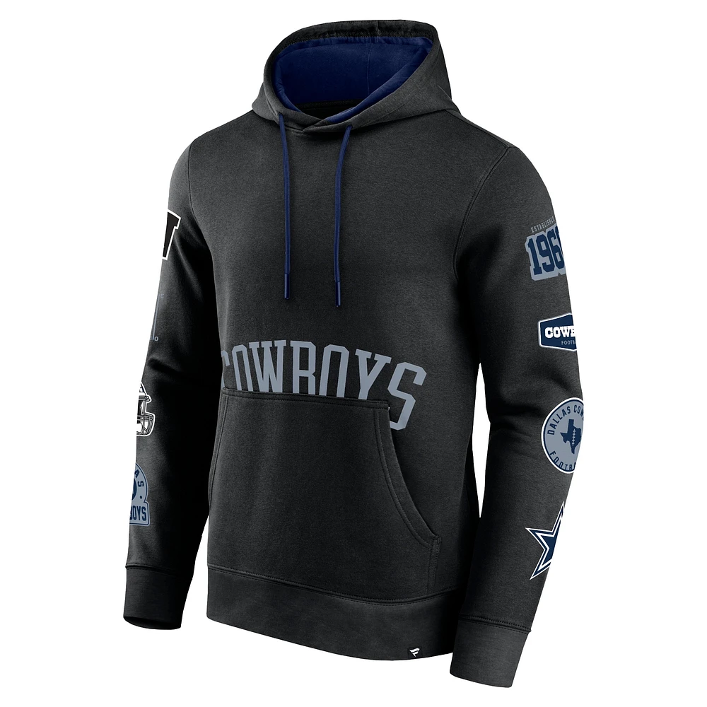 Men's Fanatics  Black Dallas Cowboys Wild Winner Pullover Hoodie