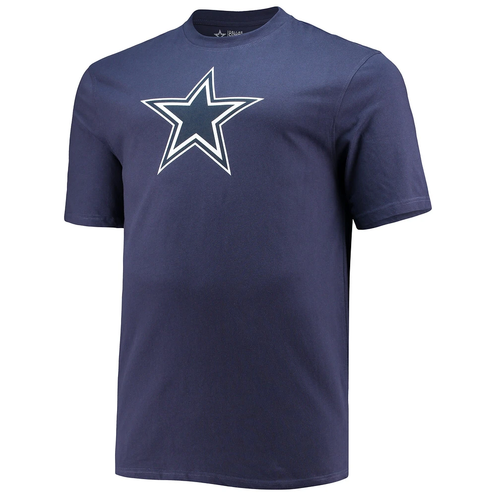Men's Fanatics CeeDee Lamb Navy Dallas Cowboys Big & Tall Player Name Number T-Shirt