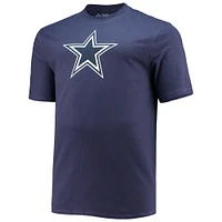 Men's Fanatics CeeDee Lamb Navy Dallas Cowboys Big & Tall Player Name Number T-Shirt