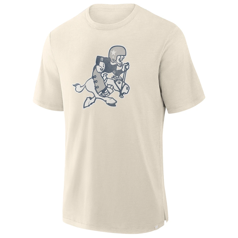 Men's Fanatics  Cream Dallas Cowboys Slub T-Shirt