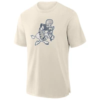 Men's Fanatics  Cream Dallas Cowboys Slub T-Shirt