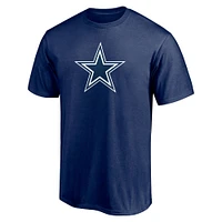 Men's Fanatics Dak Prescott Navy Dallas Cowboys Player Icon Name & Number T-Shirt