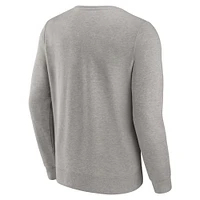 Men's Fanatics Heather Gray Dallas Cowboys Playability Pullover Sweatshirt