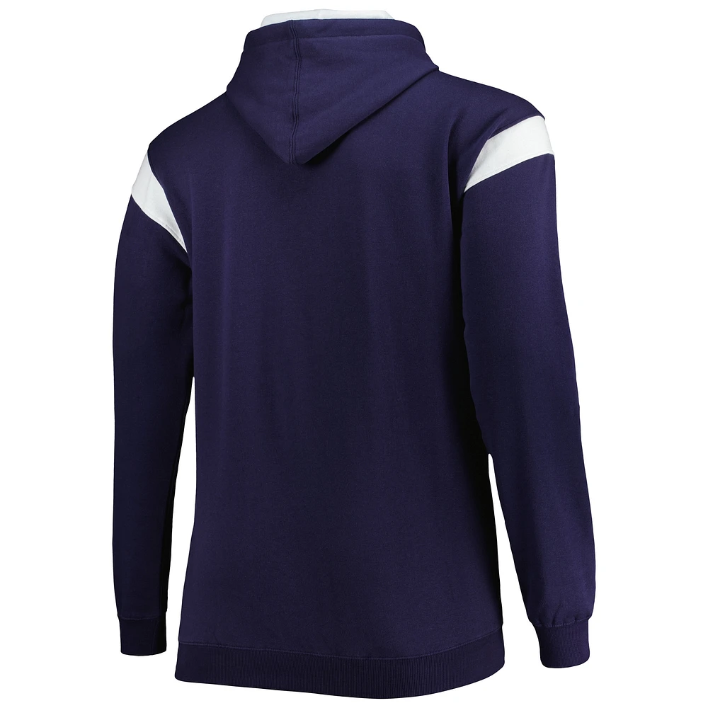 Men's Fanatics Navy Dallas Cowboys Big & Tall Call the Shots Pullover Hoodie