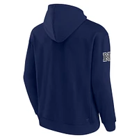 Men's Fanatics Navy Dallas Cowboys Elements Pace Pullover Hoodie