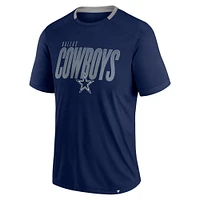 Men's Fanatics Navy Dallas Cowboys Fade Dot Slant T-Shirt