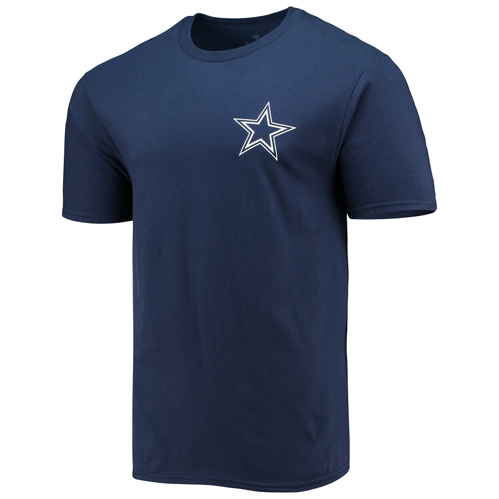 Men's Fanatics Navy Dallas Cowboys #1 Dad T-Shirt