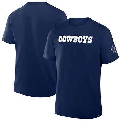 T-shirt Fanatics bleu marine pour homme, Option Route Legacy, Cowboys de Dallas