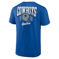 Men's Fanatics Royal Dallas Cowboys Big & Tall Throwback Logo T-Shirt
