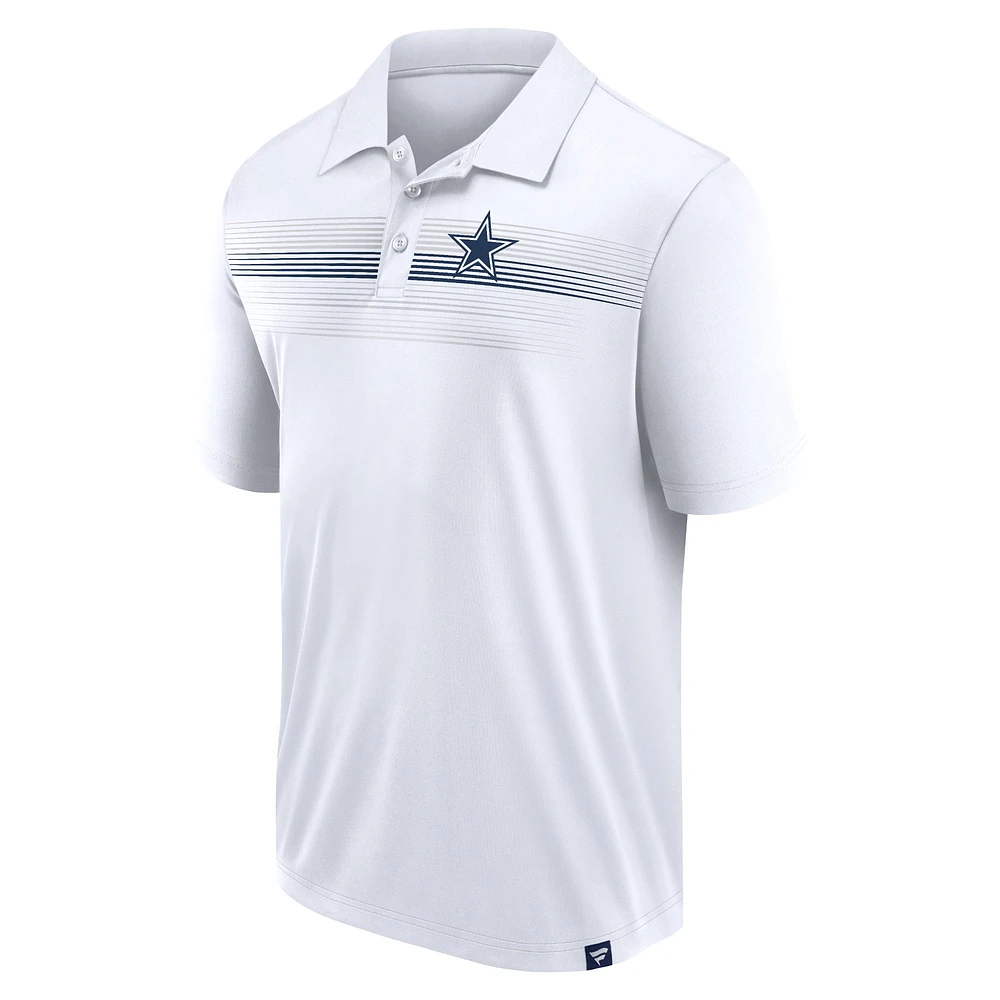 Polo sublimé blanc grand et des Cowboys de Dallas Fanatics pour hommes