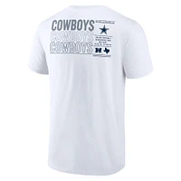 Men's Fanatics White Dallas Cowboys Repeat Stats T-Shirt