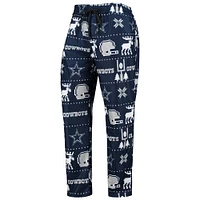 Men's FOCO Navy Dallas Cowboys Wordmark Ugly - Pajama Set