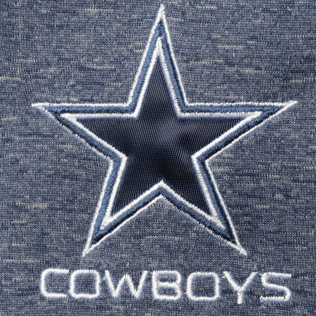 Blouson raglan à glissière pleine longueur G-III Sports by Carl Banks pour homme, bleu marine Dallas Cowboys Front Runner