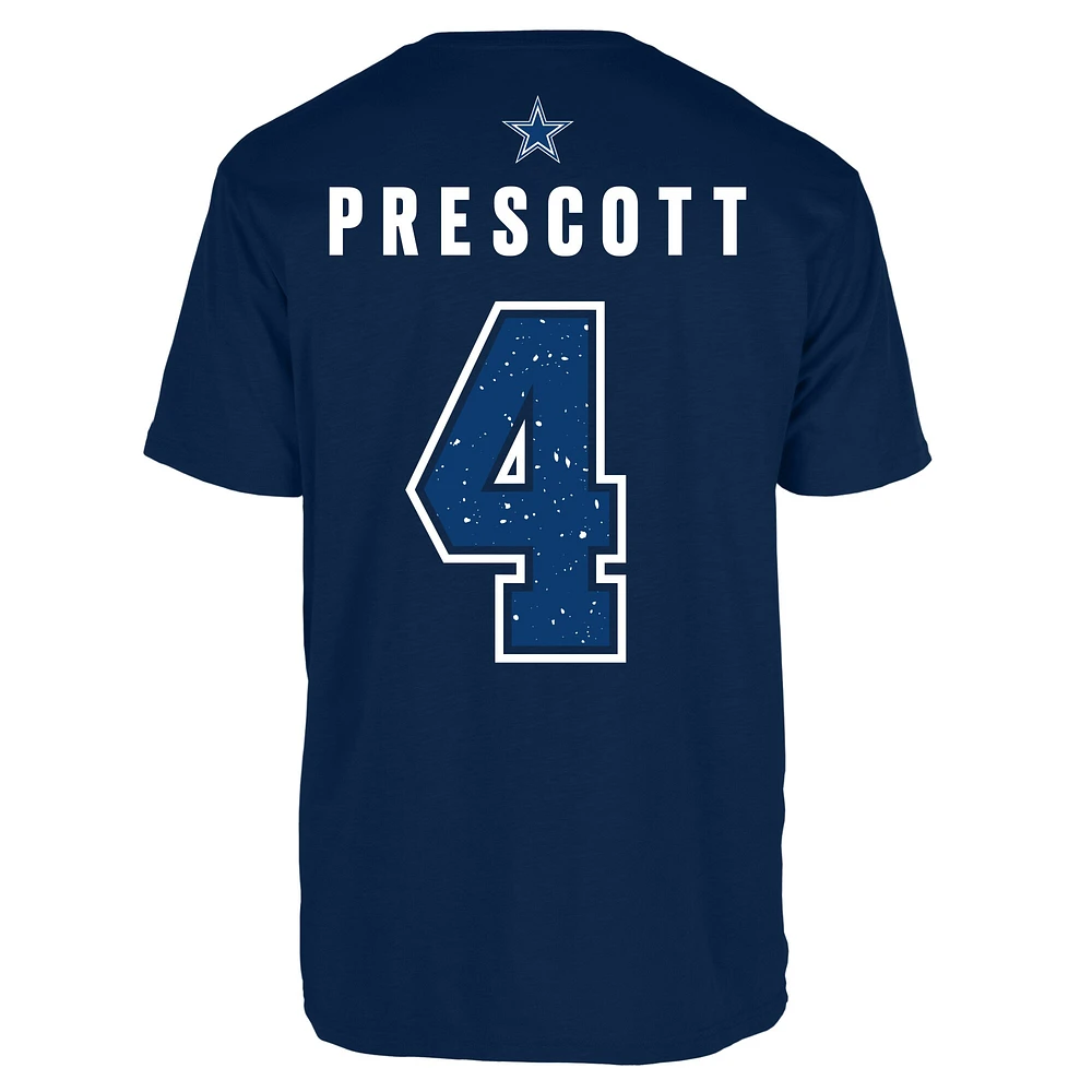 Men's Jordan Brand Dak Prescott Navy Dallas Cowboys Name & Number T-Shirt