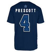 Men's Jordan Brand Dak Prescott Navy Dallas Cowboys Name & Number T-Shirt