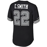 Men's Mitchell & Ness Emmitt Smith Black Dallas Cowboys Retired Player Name Number Mesh Top