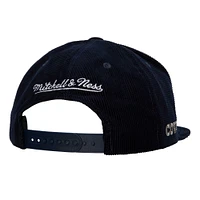 Men's Mitchell & Ness  Navy Dallas Cowboys All Directions Corduroy Snapback Hat