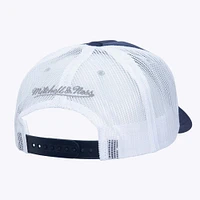 Casquette ajustable à rayures sur le devant pour homme Mitchell & Ness des Cowboys de Dallas bleu marine