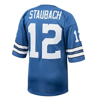 Maillot de joueur retraité authentique Mitchell & Ness Roger Staubach Royal Dallas Cowboys 1971 pour hommes