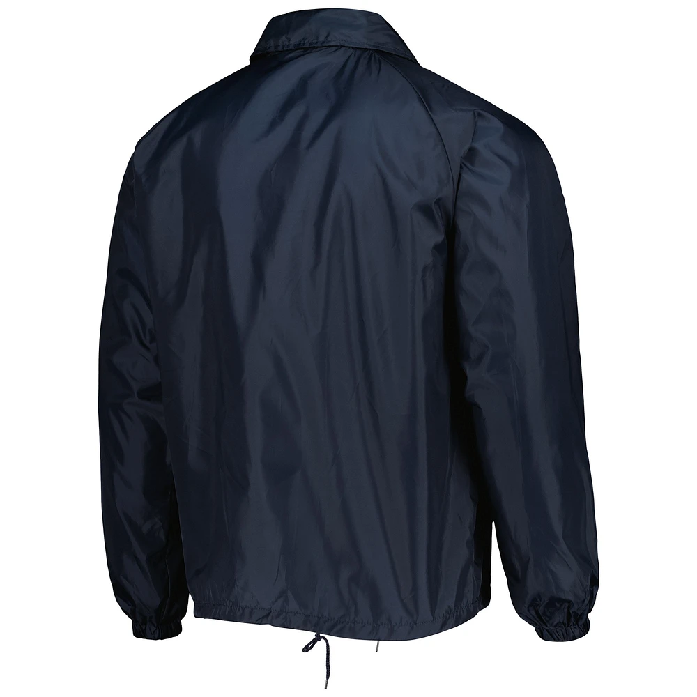 Veste coupe-vent à boutons-pression classiques Dunbrooke Dallas Cowboys pour homme bleu marine