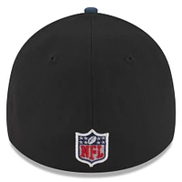 Men's New Era Black/Navy Dallas Cowboys 2025 NFL Draft 39THIRTY Flex Hat