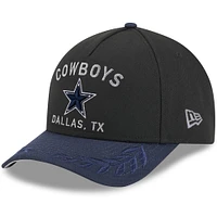 Men's New Era Black/Navy Dallas Cowboys 2025 NFL Draft 39THIRTY Flex Hat