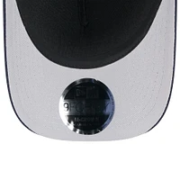 Men's New Era Black/Navy Dallas Cowboys 2025 NFL Draft 9FORTY A-Frame M-Crown Adjustable Hat
