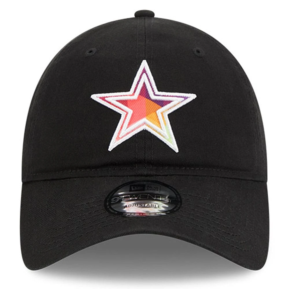 Casquette réglable noire Dallas Cowboys 2023 NFL Crucial Catch 9TWENTY New Era pour hommes