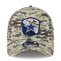 Men's New Era  Camo Dallas Cowboys 2023 Salute To Service 39THIRTY Flex Hat