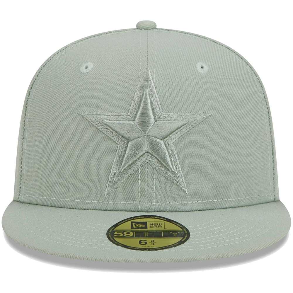 Men's New Era Green Dallas Cowboys Color Pack 59FIFTY Fitted Hat