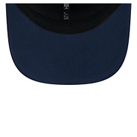 Casquette extensible à bouton-pression New Era pour hommes des Dallas Cowboys 2024 Sideline 9SEVENTY bleu marine