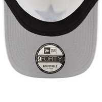 Men's New Era White/Navy Dallas Cowboys Court Sport Foam Front A-Frame 9FORTY Adjustable Trucker Hat