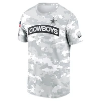 Men's Nike Arctic Camo Dallas Cowboys 2024 Salute To Service Performance T-Shirt