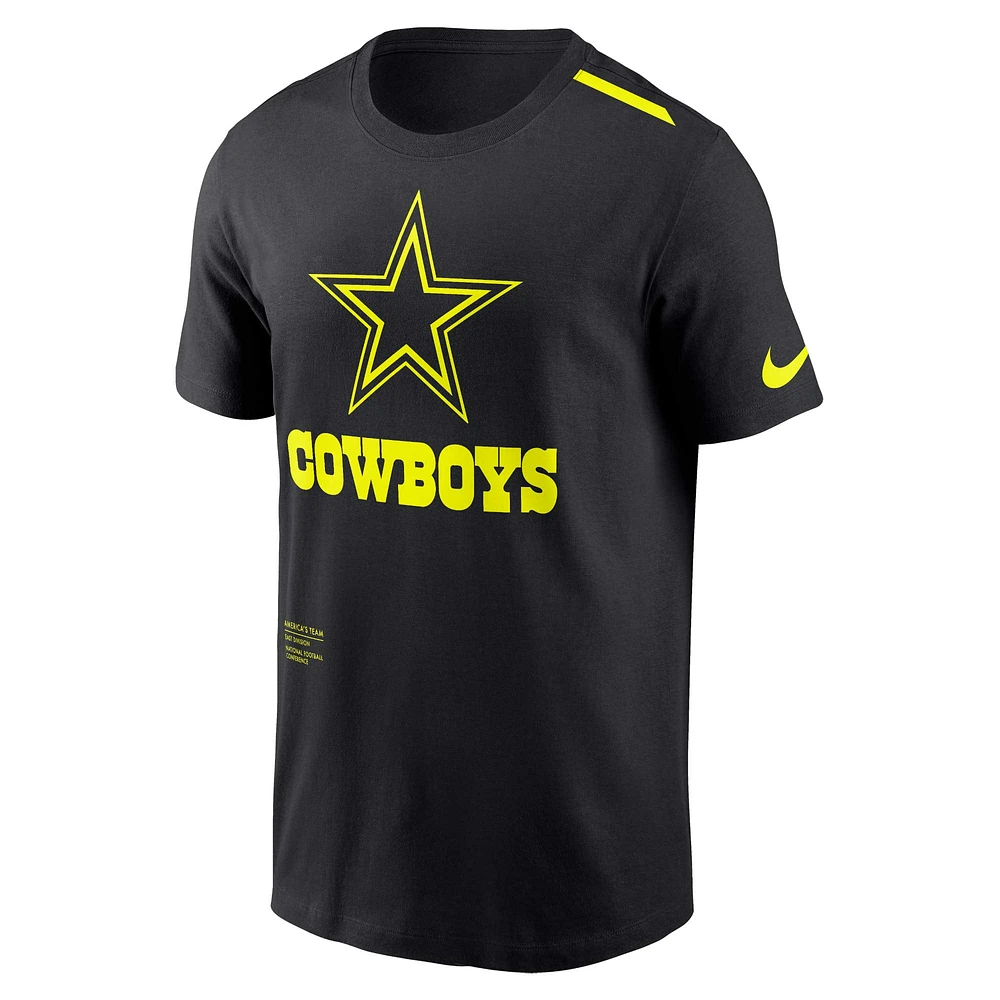 Men's Nike Black Dallas Cowboys Volt Performance T-Shirt