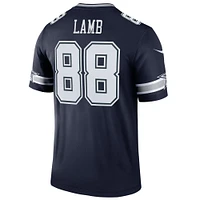 Men's Nike CeeDee Lamb Navy Dallas Cowboys Team Legend Jersey