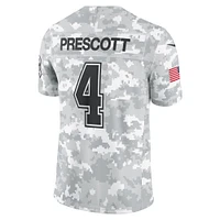 Men's Nike Dak Prescott Arctic Camo Dallas Cowboys 2024 Salute to Service Limited Jersey