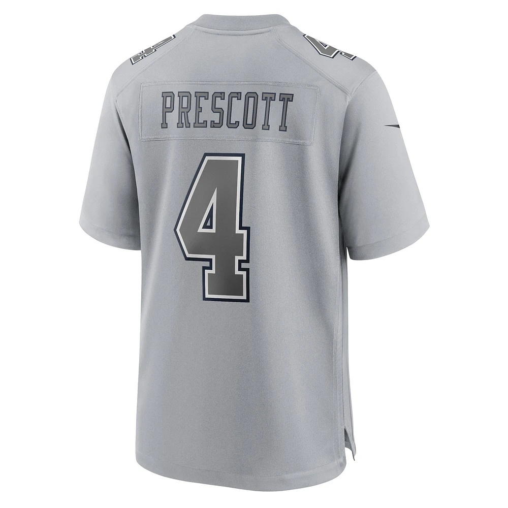 Nike Dak Prescott Silver Dallas Cowboys Atmosphere Fashion Game pour homme - Maillot
