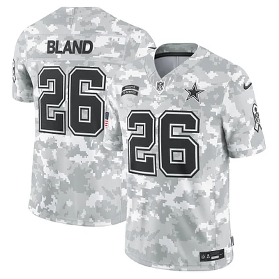 Maillot Nike DaRon Bland Arctic Camo Dallas Cowboys 2024 Salute to Service Limited pour homme
