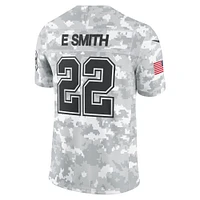 Men's Nike Emmitt Smith Arctic Camo Dallas Cowboys 2024 Salute to Service Retired Player Limited Jersey