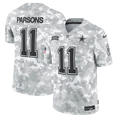 Maillot Nike Micah Parsons Arctic Camo Dallas Cowboys 2024 Salute to Service Limited pour homme